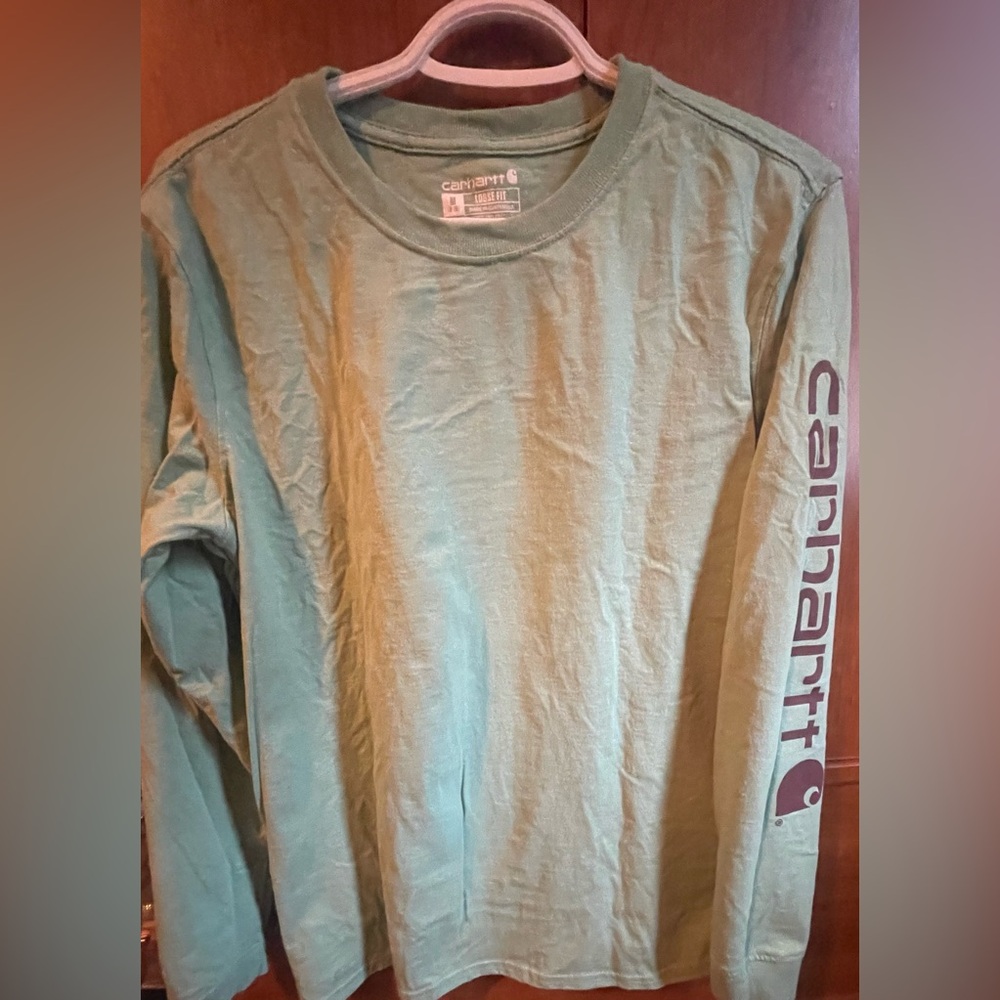 Carhartt Men's Olive Long Sleeve Tee